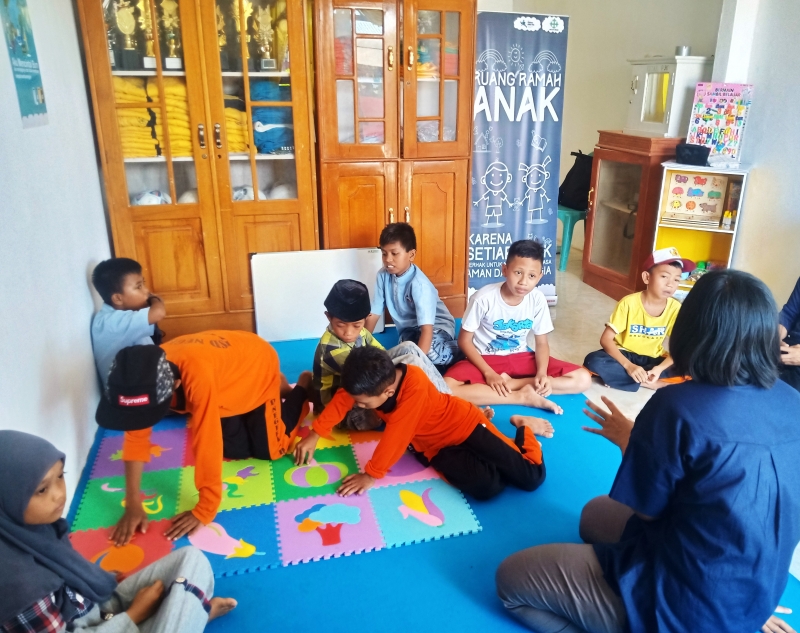Child Friendly Spaces are providing a safe space for children affected